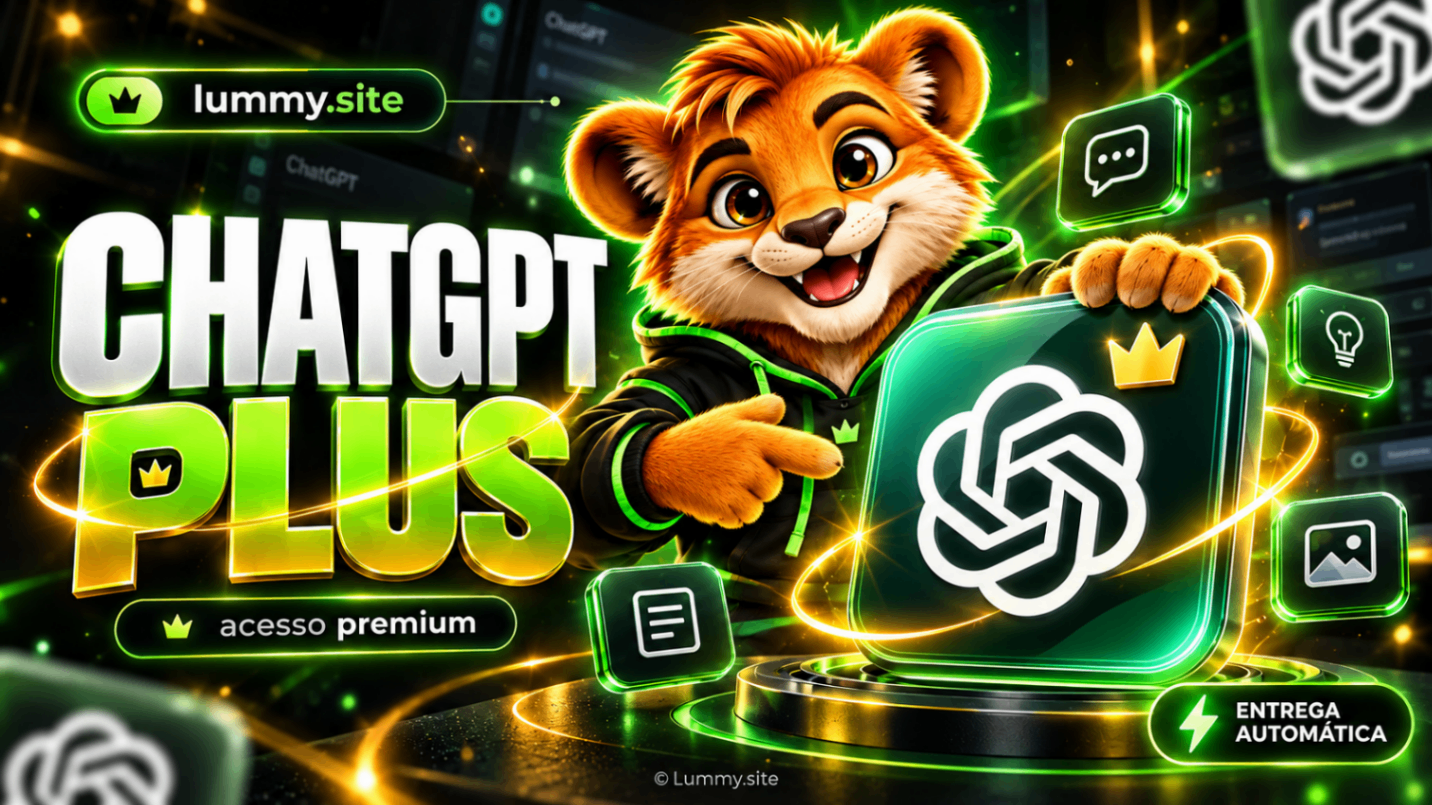 ChatGPT Plus —  COMPARTILHADO ( 6 PESSOAS)